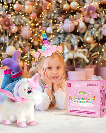 Walking Talking Singing Interactive Unicorn Toy