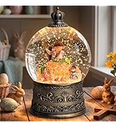 Priddop Empty Tomb Easter Scene and Cross Decoration Easter Snow Globe Easter Decorations for Hom...