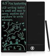 LCD Writing Tablet for Adults: Mini 6.5 Inch Full Screen Reusable Digital Notepad Lightweight Por...