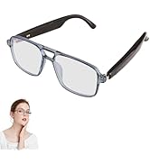 Yeabomy Smart Glasses for Women Men, Anti-Blue Light UV Protection, Voice Control Smart Glasses w...