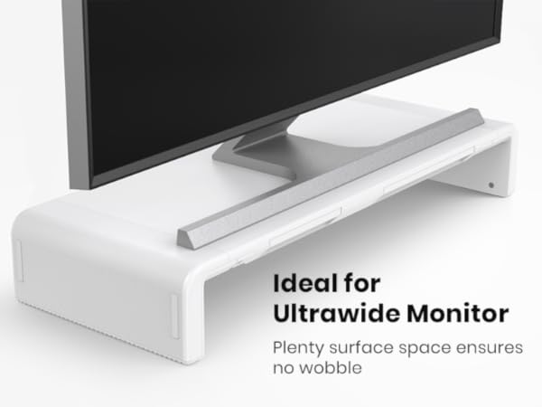wide monitor riser
