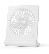 JOSTRY USB Fan,Mini Desk Fan with Strong Airflow, Ultra Quiet Small Desktop Fan 220° Tilt Folding...