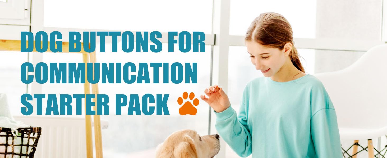 Dog Buttons for Communication Starter Pack