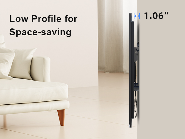 Studless TV Wall Mount