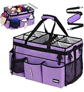 TWINDLE Extra-Large Cleaning Caddy With Detachable Divider And Support Board, Large Cleaning Supp...