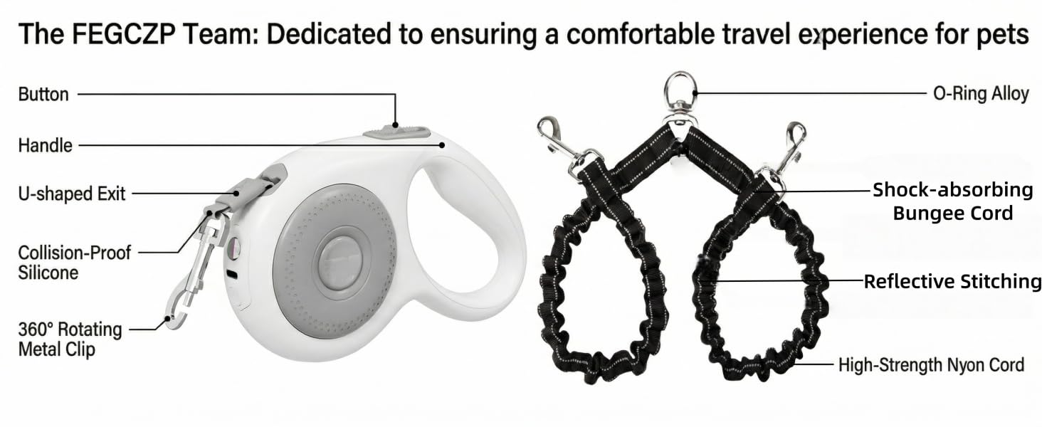 dog leash for 2 dogs