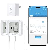 GoveeLife WiFi Refrigerator Thermometer with Alarm, Wireless Digital Freezer Temperature Gauge wi...