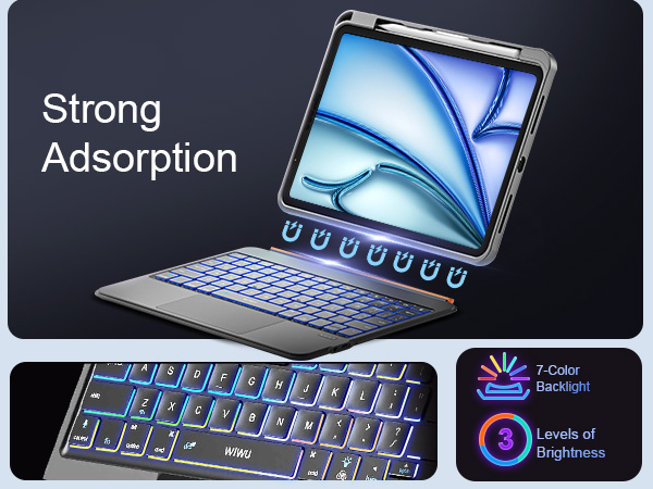 Unparalleled Control and Comfort, Smooth and Silent Typing Wireless Keyboard for iPad.