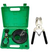 YuYBrightmi 16 PCS Engine Piston Ring Compressor Tool Set – Includes 2 Piston Ring Pliers &amp; 14 Pi...
