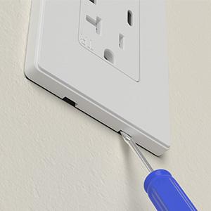 SCREWLESS WALL PLATE