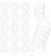 BENECREAT 50PCS Acrylic Hat Pom Pom Removable Button, Flat Round Pom Pom Base, Pom Pom Hat Holder...