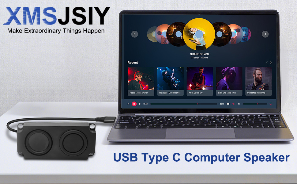 USB Type C Computer Speaker