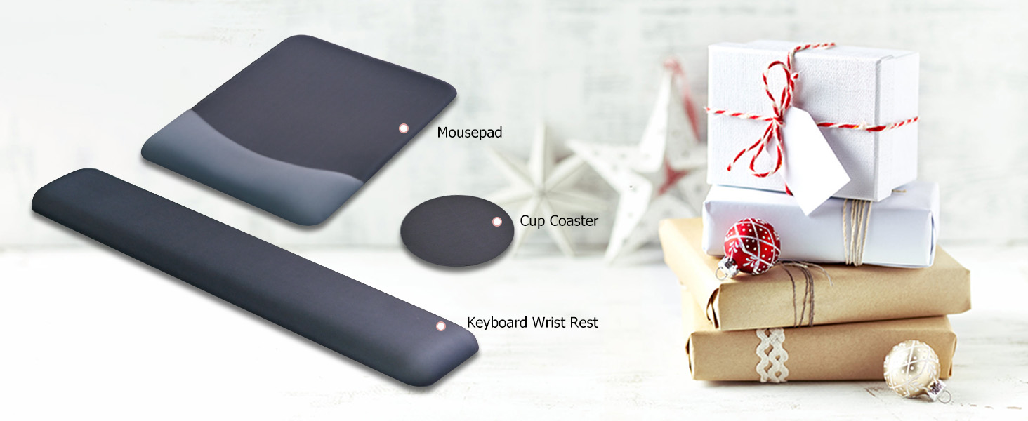 mouse pad with gel wrist rest