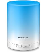 URPOWER 300ml Aromatherapy Essential Oil Diffuser Ultrasonic Air Humidifier AUTO Shut Off Scent D...
