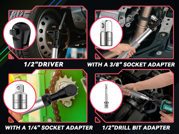 Offset Extension Wrench Impact 1/2&amp;#34;