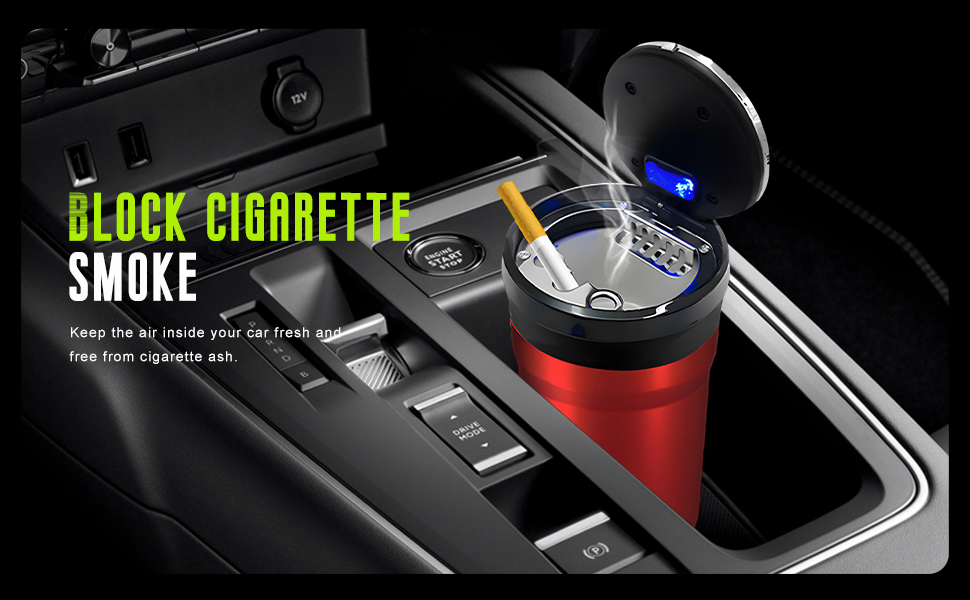 Car Ashtray with Lid