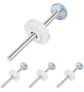 Oualhoo White M8 (8mm) Baby Gate Threaded Spindle Rod, Extra Long Baby Gate Replacement Bolt, Scr...