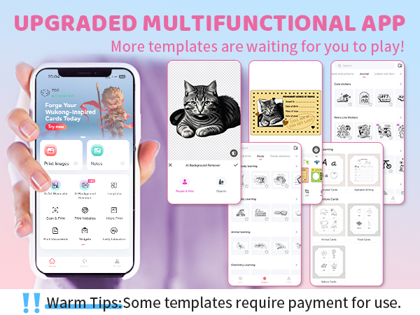 t02 mini sticker pinter pocket printer printer nod