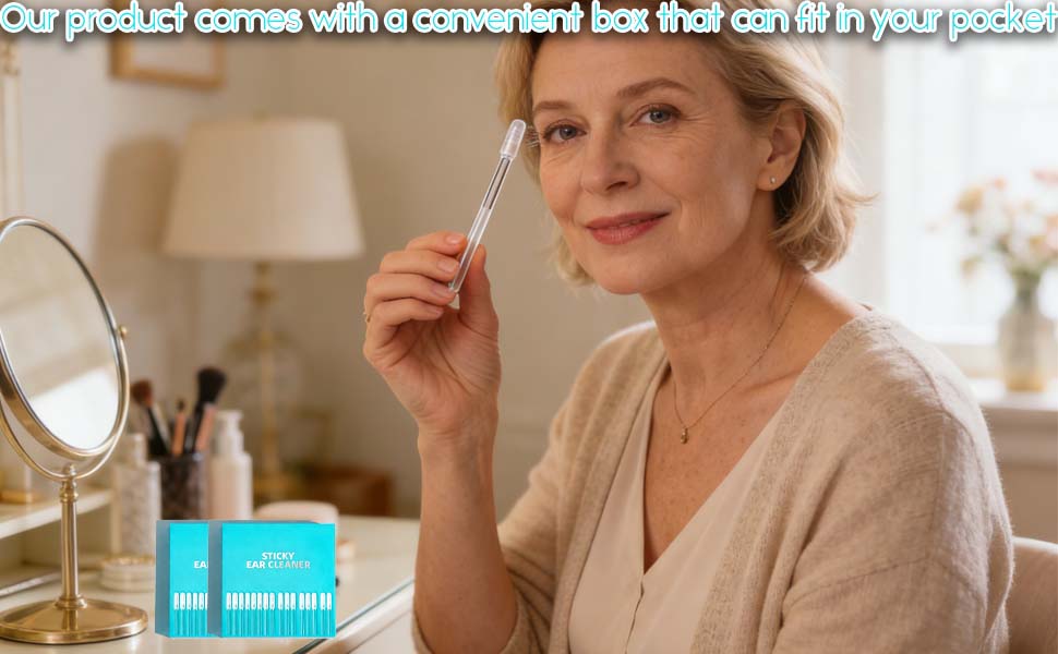 Earwax Removal Adhesive Swabs,