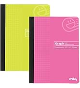 Graph Paper Composition Notebook, Hard Cover Graphing Notebook, 4 Squares Per Inch Graph Ruled Co...