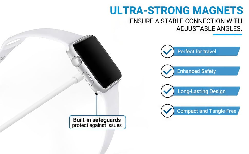 Ultra-strong magnets ensure a stable connection with adjustable angles