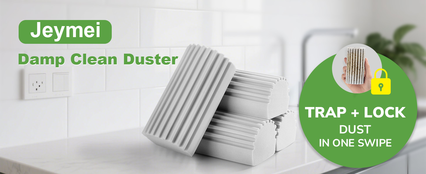 Jeymei damp clean duster sponge