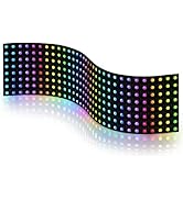 BTF-LIGHTING WS2812B RGB 5050SMD Individually Addressable Digital 8x32 256 Pixels 12.5in x 3.1in ...