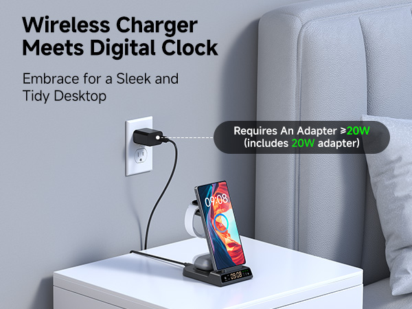 3 in 1 Charging station for samsung