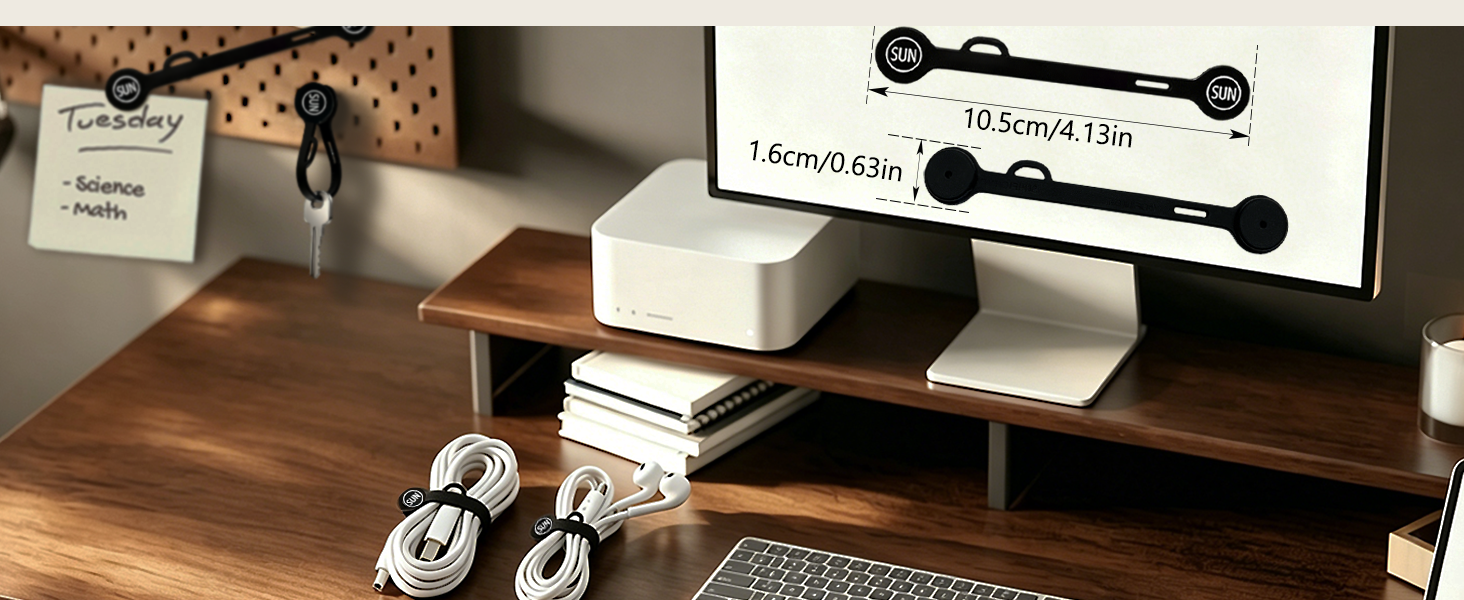 MAGNETIC CABLE CLIPS ORGANIZERS