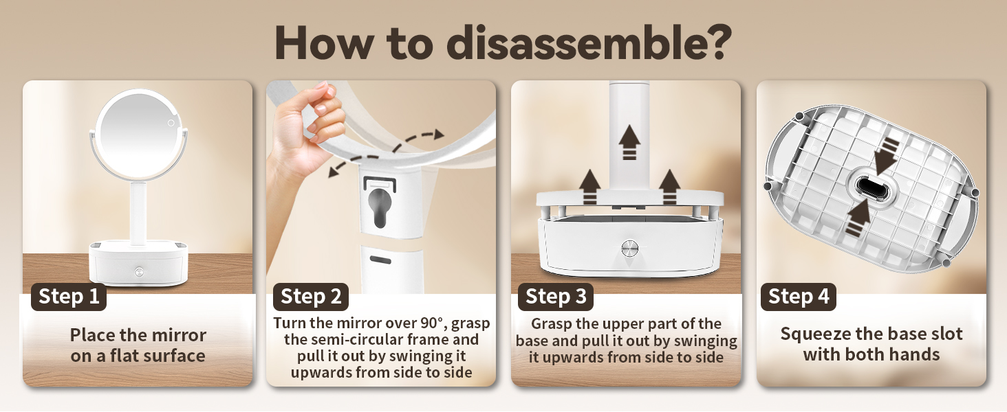 makeup mirror with lights