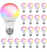 DAYBETTER Smart Light Bulbs, RGBCW WiFi Color Changing Led Bulbs, Smart Bulbs That Work with Alex...