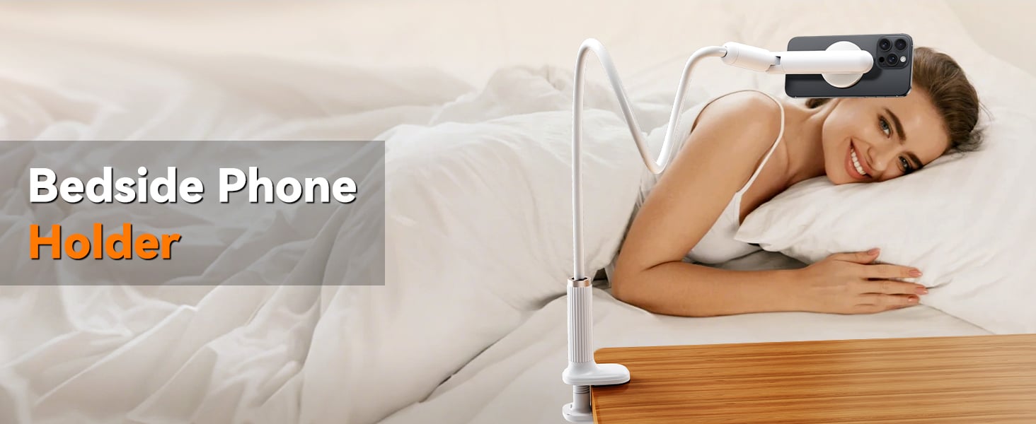 bedside gooseneck phone holder