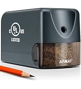 AFMAT Electric Pencil Sharpener, Heavy Duty Pencil Sharpeners for Classroom, Home, UL Listed Penc...