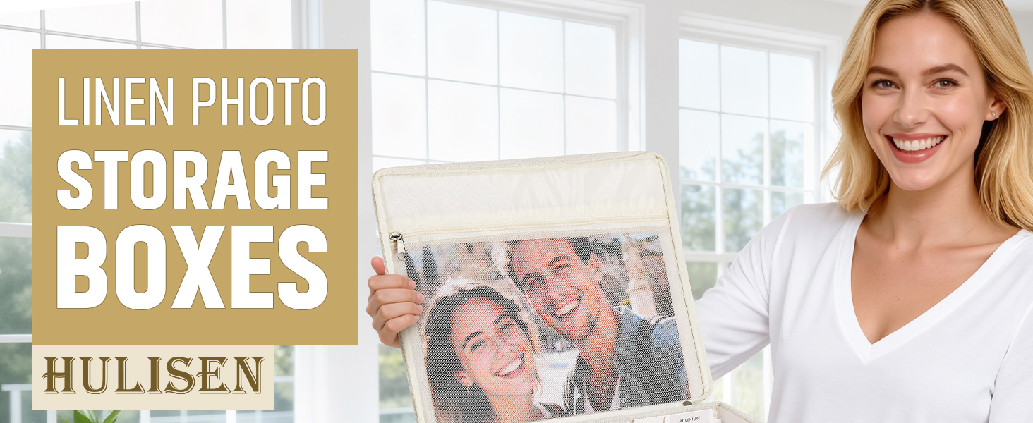 photo boxes storage with lids