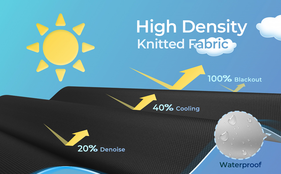 Sumobaby window shades-High Density Knitted Fabric