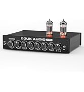 Douk Audio HiFi Vacuum Tube 7-Band EQ Preamp Equalizer XLR Pre-Amplifier Home (T8 PRO)