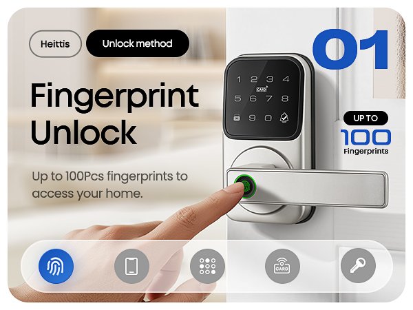 Smart Door Lock with Handle