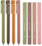 DIVERSEBEE Aesthetic Highlighters and Gel Pens, Earthy Bible Highlighters No Bleed, 8 Pack Assort...