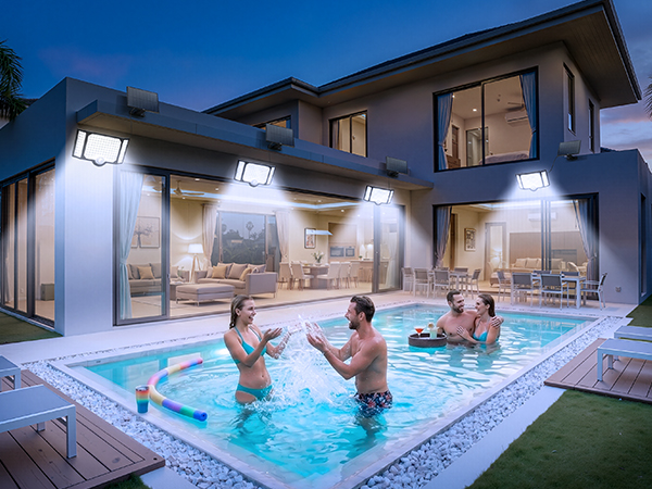 motion sensor solar outdoor lights