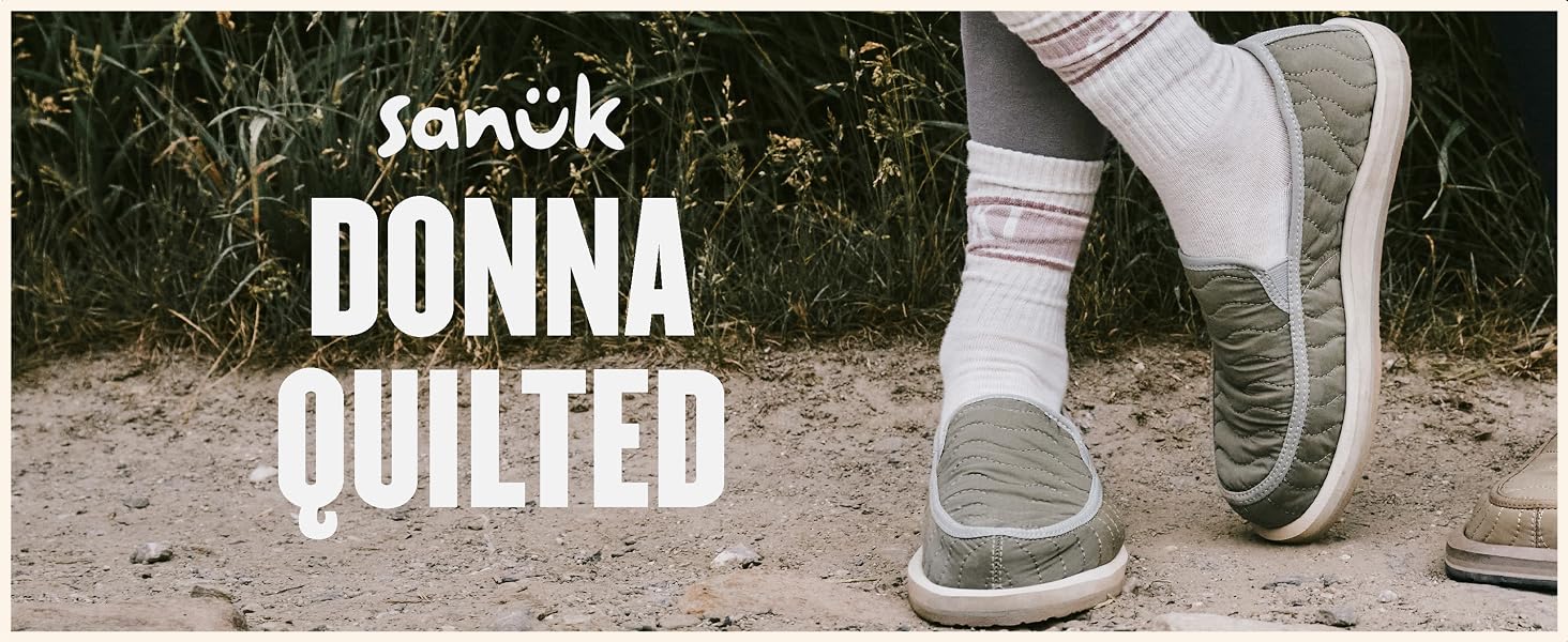 Womens slip-ons comfortable Sanuk shoes