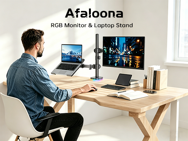 Monitor and laptop Mount Stand