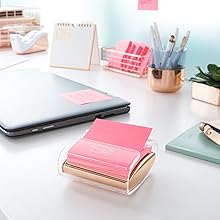 Post-it Pop-up Note Rose Gold Dispenser