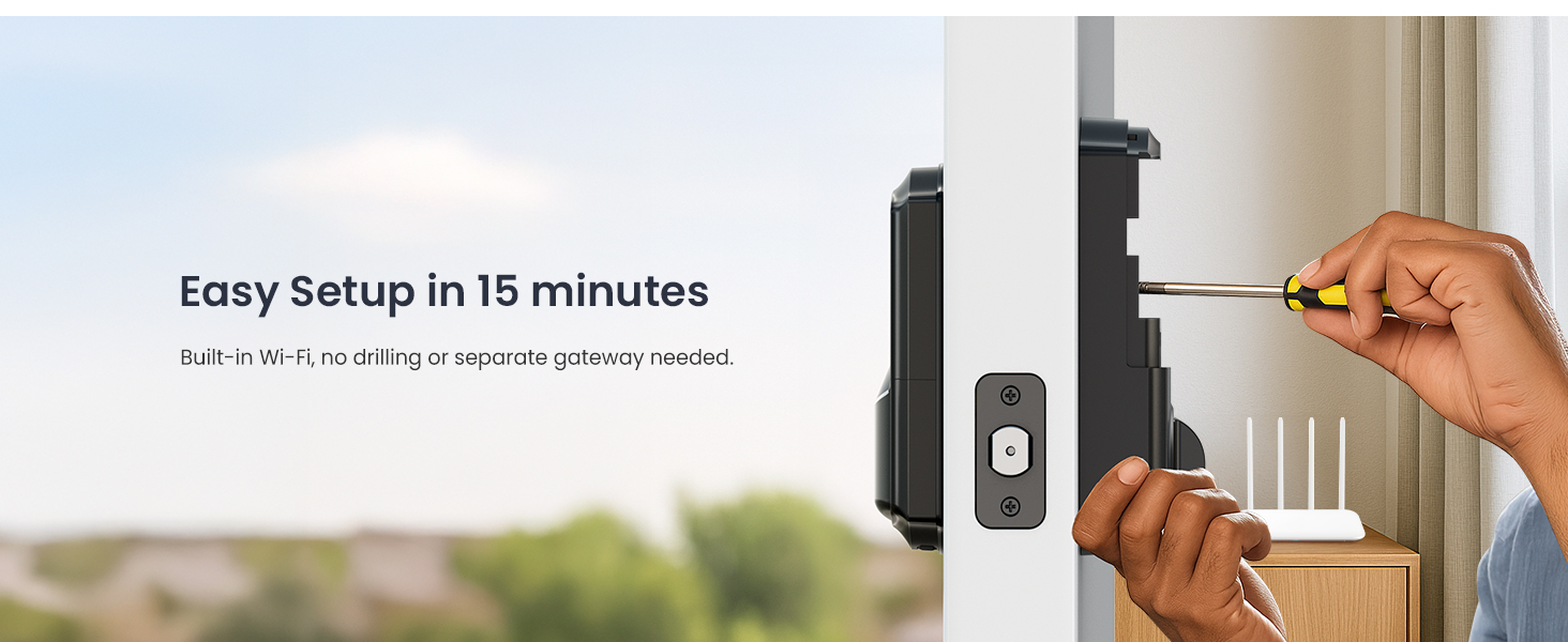 Easy setup in 15minutes