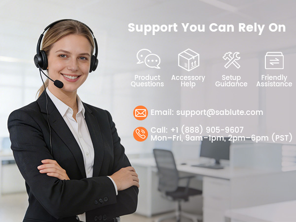 Support you can rely on—setup help, accessory guidance, and quick answers.