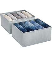 DIMJ Clothes Drawer Organizer, Wardrobe Clothes Organizer for Folded Clothes, Fabric Dress Drawer...