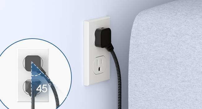 flat plug extension cord