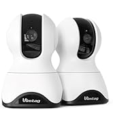 VIMTAG 2.5K Indoor Cameras for Home Security, 360° Pet Camera Indoor with Phone App, Dog Camera w...