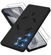 X-level Magnetic for Samsung Galaxy S25 Ultra Case, Compatible with MagSafe,Built-in Camera Lens ...