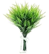 Opps Fake Artificial Ferns for Outdoors: UV Resistant Lifelike Artificial Boston Fern, Faux Ferns...
