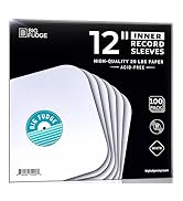 Big Fudge 50x Vinyl Record Inner Sleeves - Round Corners for 12